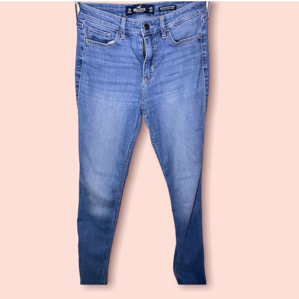 Hollister high rise super skinny size 3